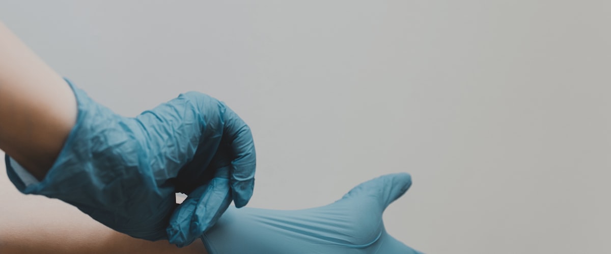 Medical professional providing treatment for sleep disorders